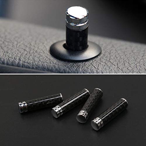 Carbon Fiber Door Lock Pin Stick Cap Bolt Cover for BMW E46 E39 E60 E90 E36 F30 F10 E53 E34 E30 E70 X3 X4 X5 X6 M3 M5 - LeoForward Australia