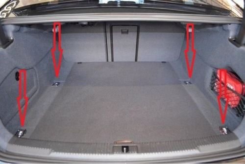 Floor Style Trunk Cargo Net for Audi A6 RS6 S6 A6 Quattro New - LeoForward Australia