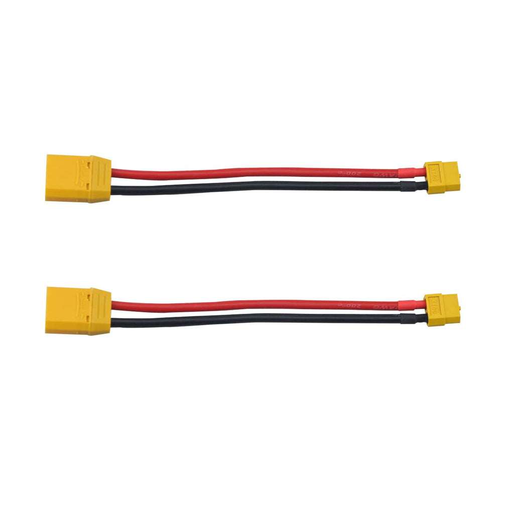  [AUSTRALIA] - 2 Sets XT60 Female to XT90 Male Adapter Cable 6inch 12awg Ebike Battery Wire XT90 to XT60 Adapter
