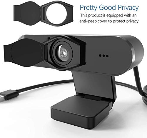  [AUSTRALIA] - 1080P Webcam with Microphone, High-Definition Desktop or Laptop Webcam, USB Camera with Built-in Microphone [Plug and Play], High-Definition for Video Calls, Recording, Meetings, Streaming, Games