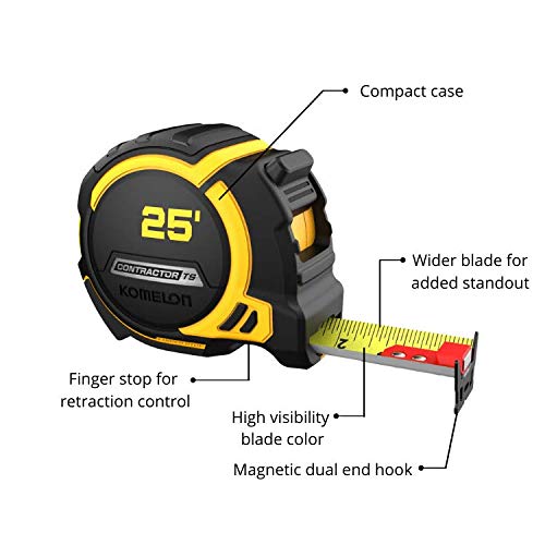  [AUSTRALIA] - 25' x 1.25" Contractor TS Magnetic Tape Measure