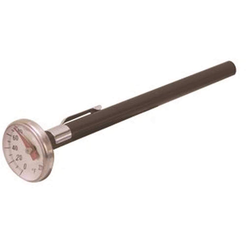 Supco ST02 Stainless Steel Pocket Dial Thermometer, 5" Stem, 1" Dial, 0 to 220 Degrees F 1 inches Diameter - LeoForward Australia