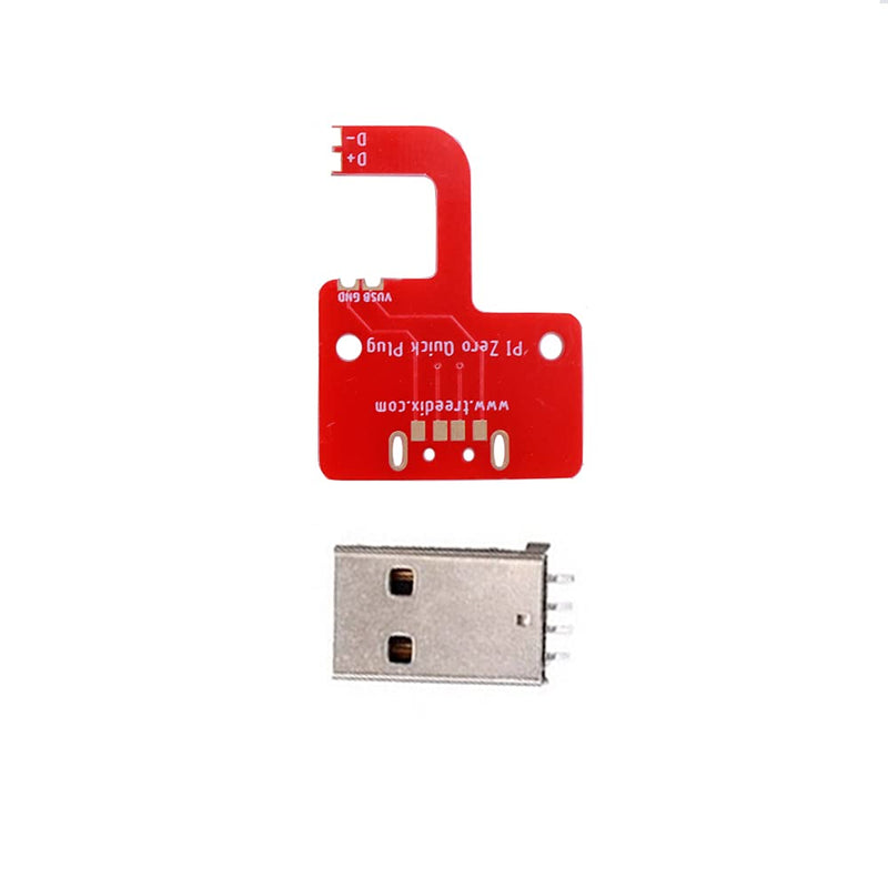  [AUSTRALIA] - Treedix Compatible with Raspberry Pi Zero V1.3/Zero W/WH USB-Micro to USB-A Adapter USB Adapter Plug into Computer USB Port Power Supply and USB OTG Available