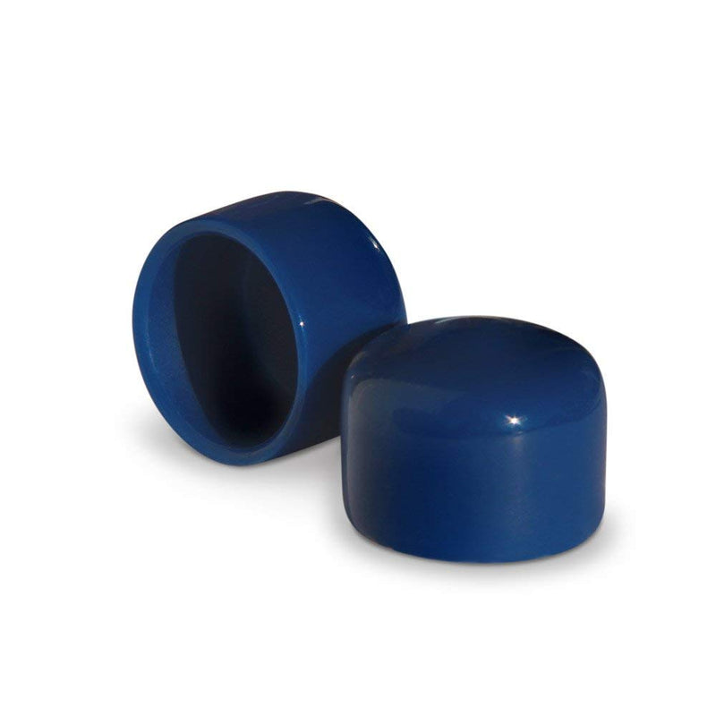  [AUSTRALIA] - ColorLugs Vinyl BoltCap Cover | Flexible Fit Bolt Lug Nut Cap | ½ Inch deep | Includes Deluxe Extractor | Available in a Variety of Colors | Made in The USA (Blue, 17 mm, 20-Pack) Blue