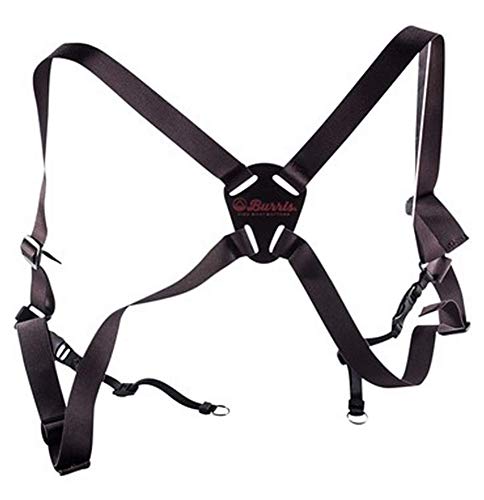  [AUSTRALIA] - Burris Binocular Chest Harness for Neck Relief, Black, 4 x 3 x 10 inches