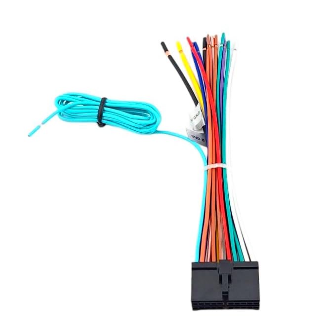  [AUSTRALIA] - Wire Harness Replacement for Dual Car Radio 20Pin AV6116Bi AV6117B AV614BH DV271BT DV281BT DV516BT DV517BT DV526BT DV527BT DV604i DV605 DV614BH DV615B DV625BH DV637MB DV695MB DV704Bi DV704i