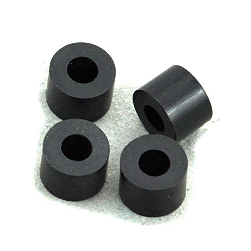  [AUSTRALIA] - Electronics-Salon Black Nylon Round Spacer Assortment Kit, for M3 Screws, Plastic.