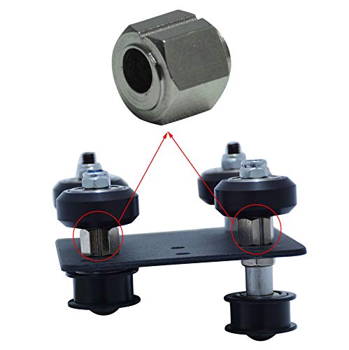 PSCCO 5pcs Eccentric Spacers Eccentric Nuts for V Wheel 3D Printer Parts 6mm - LeoForward Australia