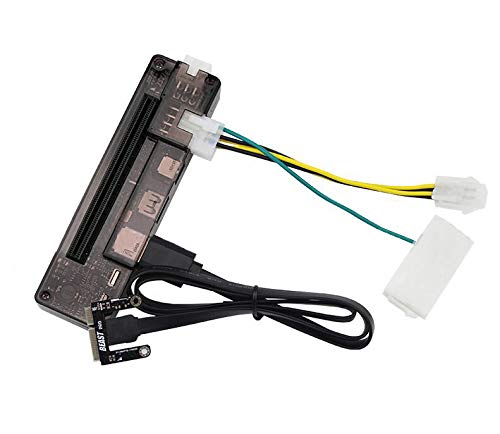  [AUSTRALIA] - Laptop External Independent Video Card Dock,for Mini PCIE,Expresscard,6Pin+8Pin Interface Output,Without Power Supply PCI-E