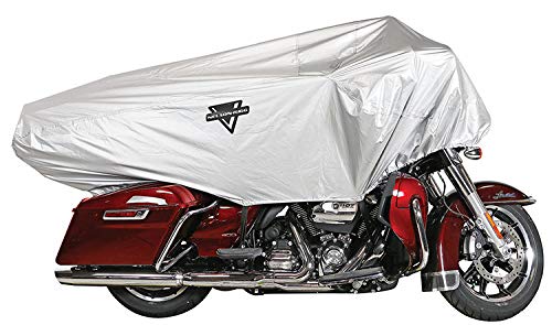  [AUSTRALIA] - Nelson-Rigg UV-2000 Motorcycle Half Cover, All-Weather, 100% Waterproof, Taped Seams, UV, Free Stuff Sack, X-Large Fits most Touring motorcycles Harley Davidson Ultra or Honda Goldwing Silver