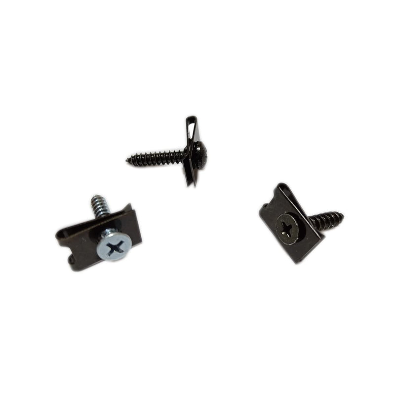  [AUSTRALIA] - Zhoushi World #10 U -Style Clip-On Nut, U-Type Fasteners (50)…, Black 50