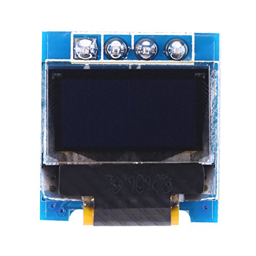  [AUSTRALIA] - 0.49 Inch Micro SSD1306 IIC I2C OLED Display Panel Module 4-pin White/Blue Text 128x32 (White)