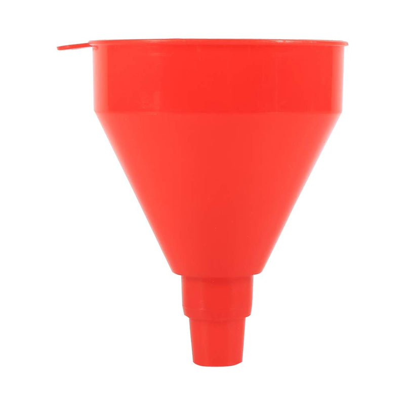  [AUSTRALIA] - Long Funnel for Oil - Universal Filling Funnel 8 cm Wide Mouth Plastic Motorcycle Funnel for Liquids, Engine Oil Filler Funnel with Soft Long Flexible Pipe for Motorcycle Vehicle Engine Oil Liquid Red