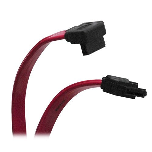  [AUSTRALIA] - Tripp Lite 12-inch Serial ATA (SATA) Right Angle Signal Cable (7Pin/7Pin-Up), 12-in. (P941-12I) 12",Red 12"