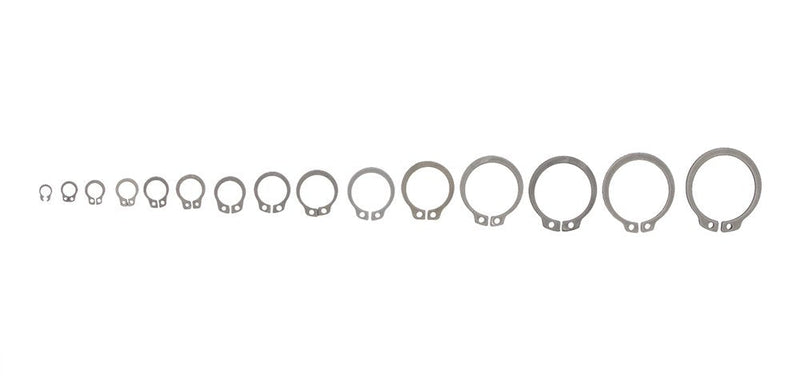  [AUSTRALIA] - HVAZI 290PCS C-Clips External Retaining Ring Assortment Kit(Black Alloy Steel)