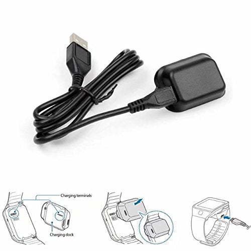 JahyShow Charger Compatible with Gear 2 Neo R381, Replacement Charging Cradle Dock Cable Cord Compatible for Samsung Gear 2 Neo R381 Smart Watch - LeoForward Australia