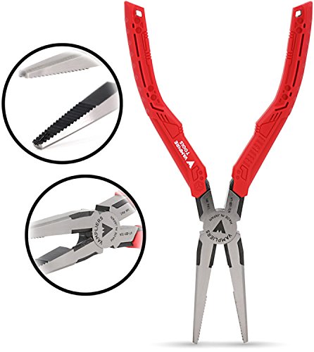  [AUSTRALIA] - VamPLIERS Best Made Pliers! 7.5" Long Nose Specialty Screw Extraction Pliers for Damage/Stripped/Corroded/Security Screws/Made the Best Gift (1, Retail)