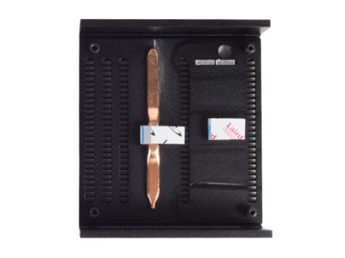  [AUSTRALIA] - Silverstone Tek Aluminum NUC Case with Top Cover Heat-Pipe, 1x HDMI Port and 2X Display Ports - Black PT14B-H1D2