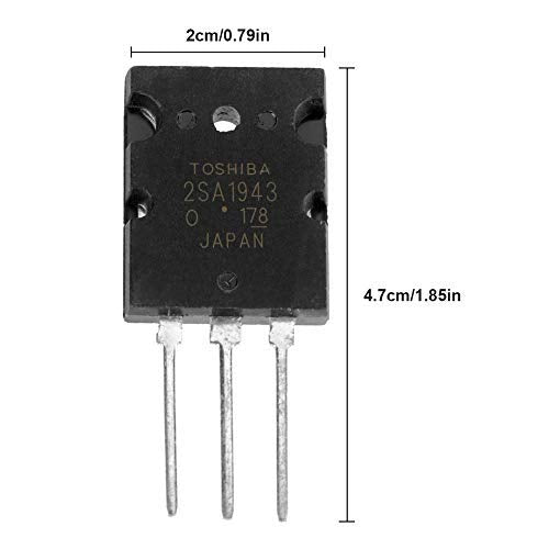 10Pcs 2SA1943 2SC5200 Bipolar Power Transistor High Power Matched Audio Transistor Silicon Precision Replacement Black - LeoForward Australia