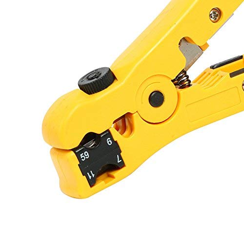  [AUSTRALIA] - YaeTek RG59 RG6 RG11 Compression Tool Coax Coaxial Cable Crimper Stripper