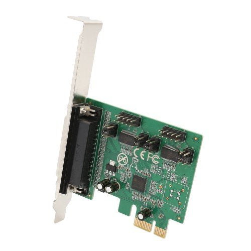  [AUSTRALIA] - IO Crest 2 Port Parallel 1 Por Serial PCIe x1 Card, PCI Express to DB25 and DB9 with Low Bracket, Support SPP / PS2 / EPP/ECP Modes RS232 / RS485 / RS422 and Centronics Interface SI-PEX50103