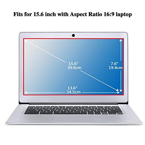  [AUSTRALIA] - 15.6 inch Laptop Privacy Screen Filter, Eye Protection Anti-Glare&Anti Scratch Laptop Screen Protector for 15.6" with 16:9 Aspect Ratio Laptop