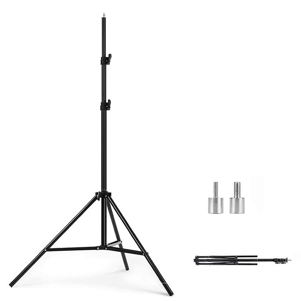  [AUSTRALIA] - Tripod Stand for Projector Camera Camcorder with Adjustable Height Max 63in with 1/4, 4M,6M Screw Heads