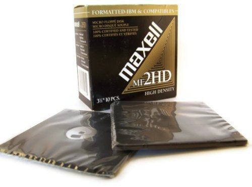  [AUSTRALIA] - Maxell MF2HD 3.5" Floppy Disk (10 Pack)
