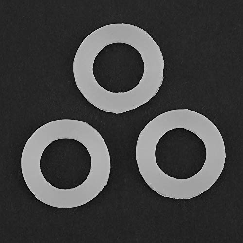  [AUSTRALIA] - White Flat Rubber Seal Washer Ring 12 Pieces Seal Gasket Replacement for Pipe, Water Tap Connection(3/4 inch)