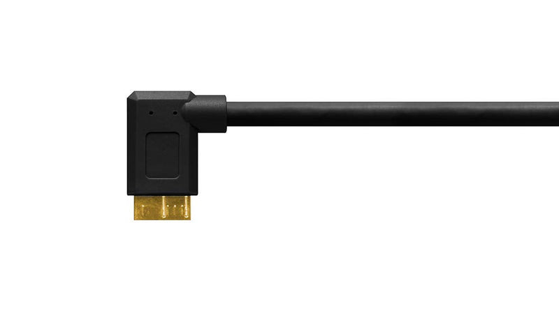  [AUSTRALIA] - Tether Tools TetherPro USB 3.0 to Micro-B Right Angle Cable, 15' (4.6m), Black