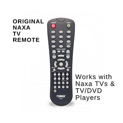 NAXA Original Replacement Remote Control for Naxa NT and NTD Model 12 Volt TVs and TV/DVD Combo Players - LeoForward Australia