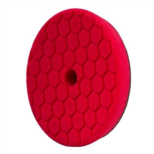  [AUSTRALIA] - Chemical Guys BUFX117HEX6 Hex-Logic Quantum Ultra Light Finishing Pad (Red, 6.5 Inch)