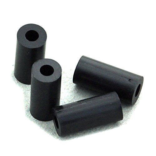  [AUSTRALIA] - Electronics-Salon Black Nylon Round Spacer Assortment Kit, for M3 Screws, Plastic.