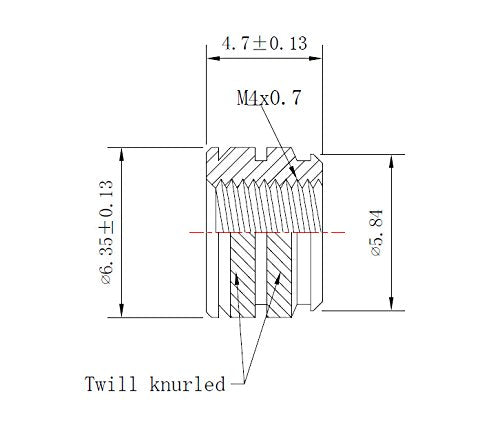  [AUSTRALIA] - [initeq] Qty 50 M4-0.7 Threaded Heat Set Inserts for 3D Printing