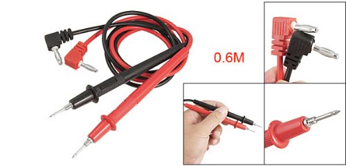 Uxcell a11080100ux0145 Dmiotech Banana Plug Multimeter Probe Test Lead Cable, 0.6M Pair, 1000V Metal - LeoForward Australia