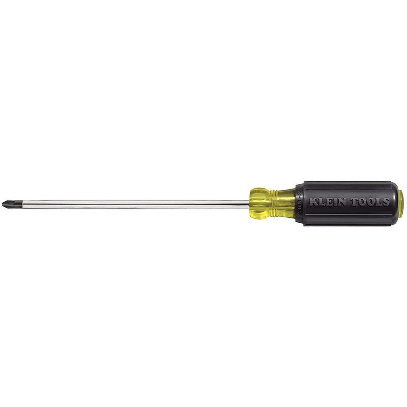  [AUSTRALIA] - Klein Tools 603-7 #2 Phillips Screwdriver 7-Inch Round Shank Black