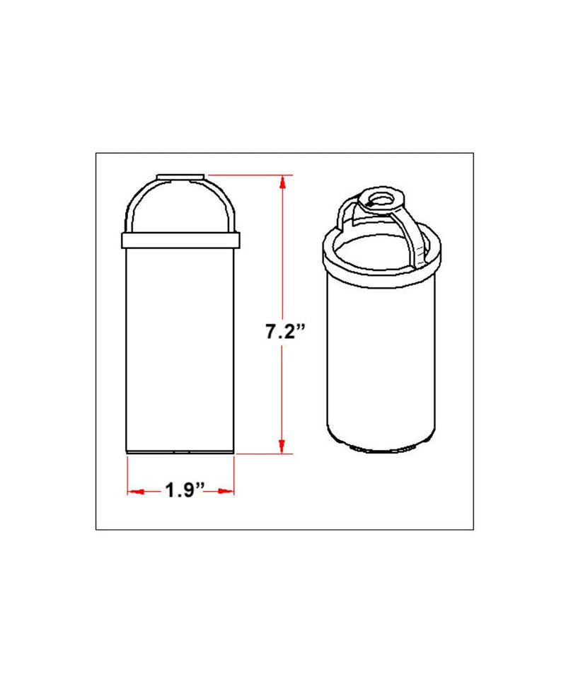  [AUSTRALIA] - Groco BS-1 Replacement Stainless Steel Strainer Basket - 1.9" x 7.2"