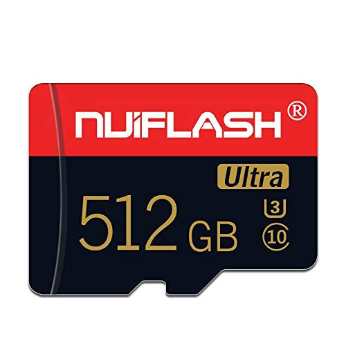  [AUSTRALIA] - Micro SD Card 512GB TF Card Class 10 Micro SD Memory Card 512GB Mini SD Card High Speed with SD Card Adapter for Android Smart-Phone,Camera,PC,Mac,GOPRO HHJ-512GB