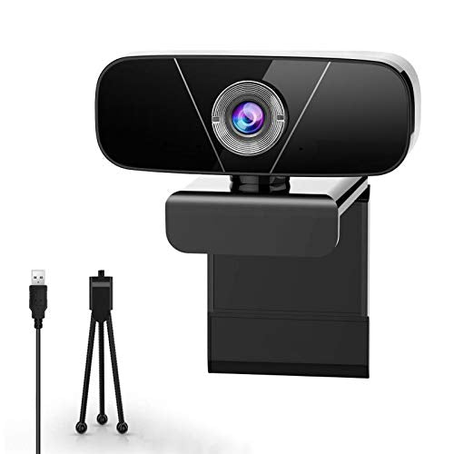  [AUSTRALIA] - Desktop or Laptop Webcam,H.264 Live Streaming Wide Angle Camera with Auto Focus, USB Plug and Play Webcam for Video Conferencing/Calling/Live Streaming/Online Learning
