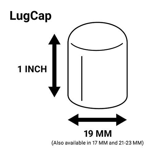 ColorLugs Vinyl LugCap Lug Nut Cover Gray | Flexible Fit Lug Nut Cap | Fits 19mm Wide x 1 Inch deep | Pack of 20 & Deluxe Extractor | Available in a Variety of Colors and Sizes | Made in The USA 19 mm, 20-Pack - LeoForward Australia
