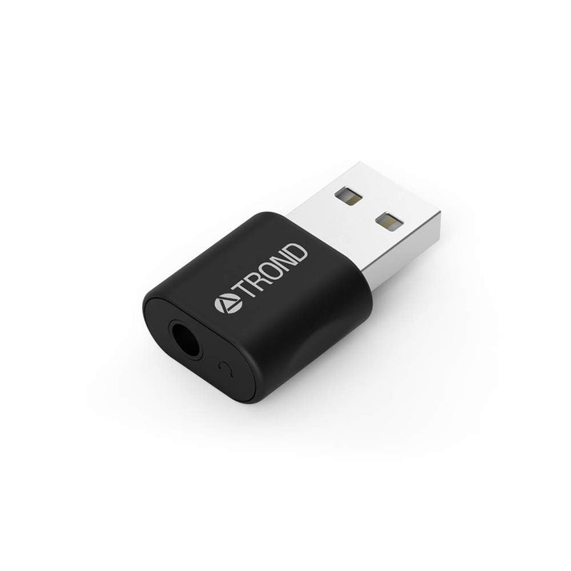  [AUSTRALIA] - TROND External USB Audio Adapter Sound Card with One 3.5mm Aux TRRS Headphone Jack for Integrated Audio Out & Microphone in for Windows/Mac/Linux/PC/Laptop/Desktop/PS5/PS4, Do Not Work for TV or Car ac2-p(TRRS)