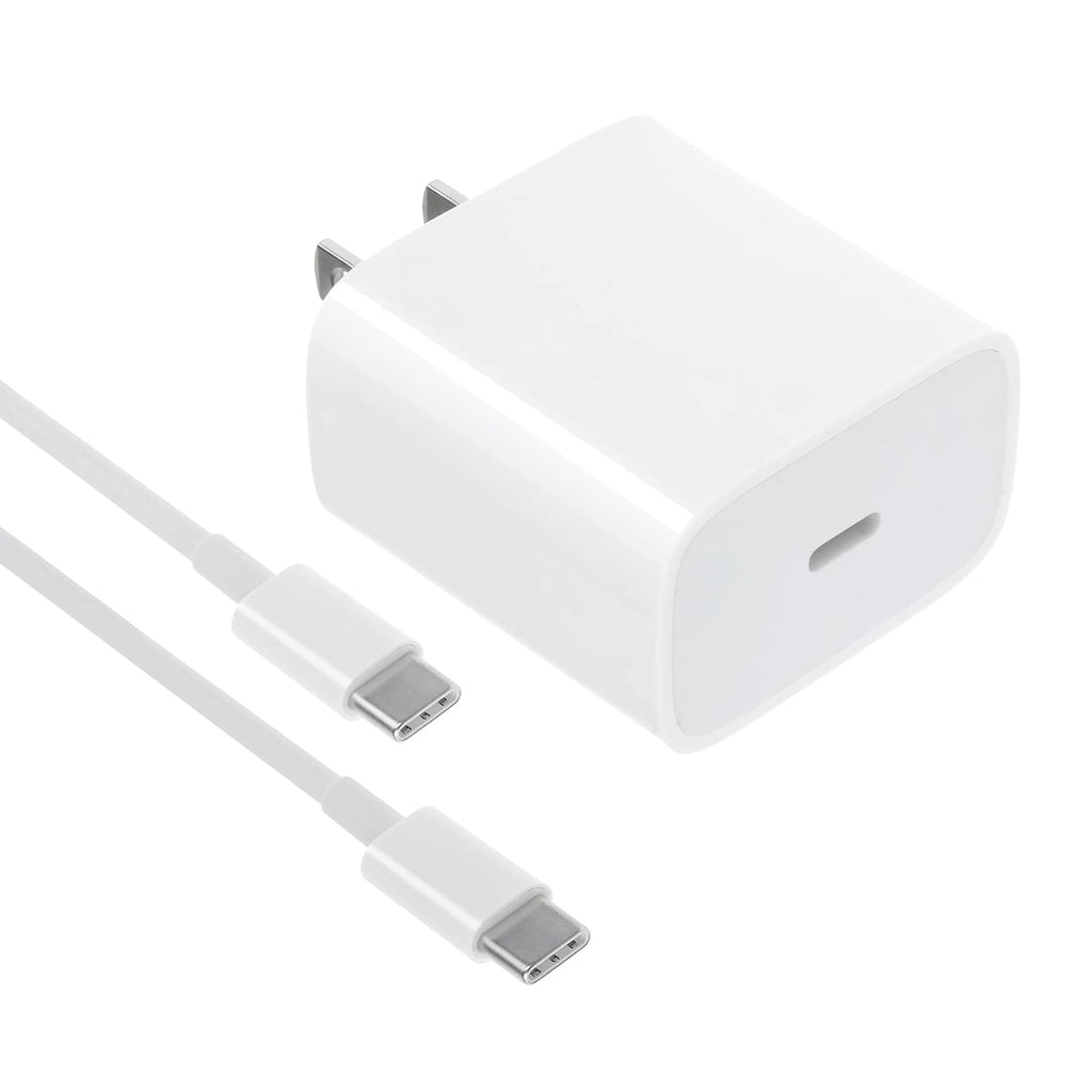  [AUSTRALIA] - 20W/18W USB C Charger with 3.3ft USB C Quick Charging Cable, USB-C Power Adapter, Type C Fast Charger, Wall Charger for MacBook Pro, Samsung Galaxy S10, S20, Note 10, Pixel and More
