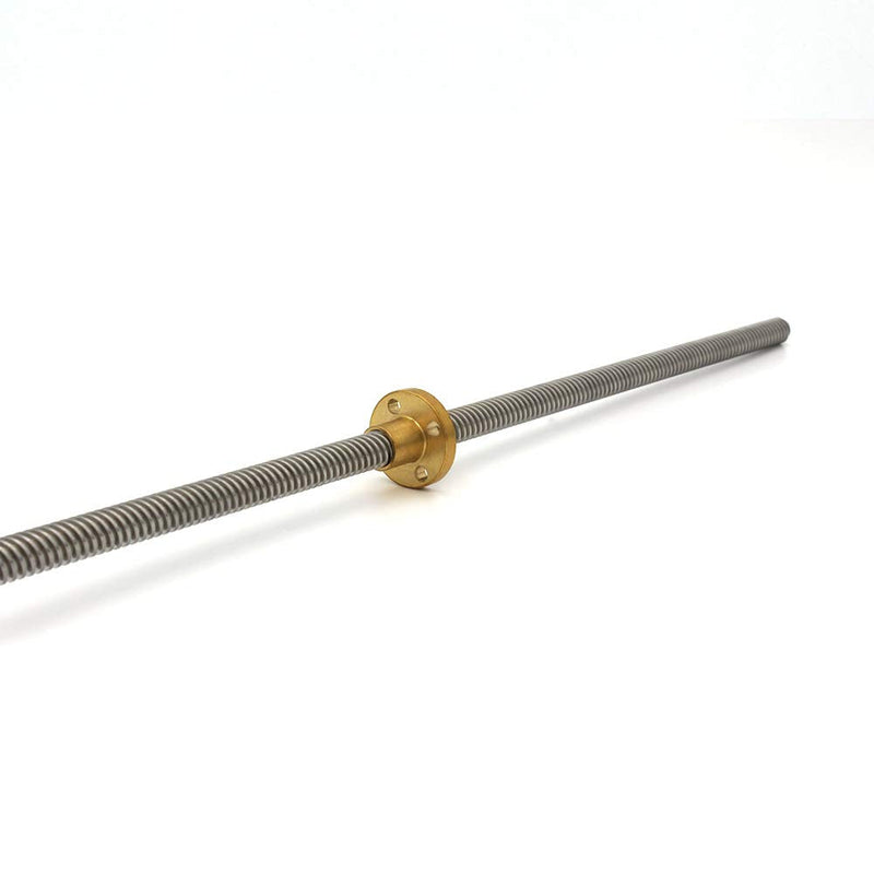  [AUSTRALIA] - 300mm 8mm T8 Lead Screw Set Lead Screw+ Copper Nut + Coupler + Pillow Bearing Block for 3D Printer by LINGLONG