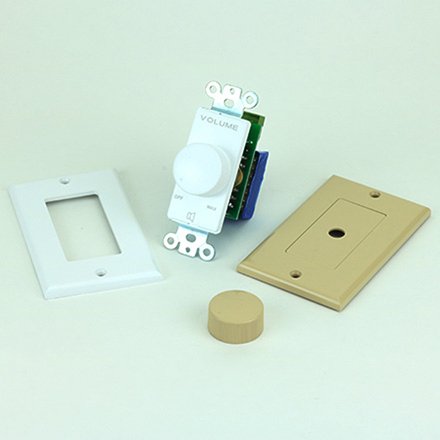  [AUSTRALIA] - 10W Attenuator White/Ivory Decora Plates 25-70V