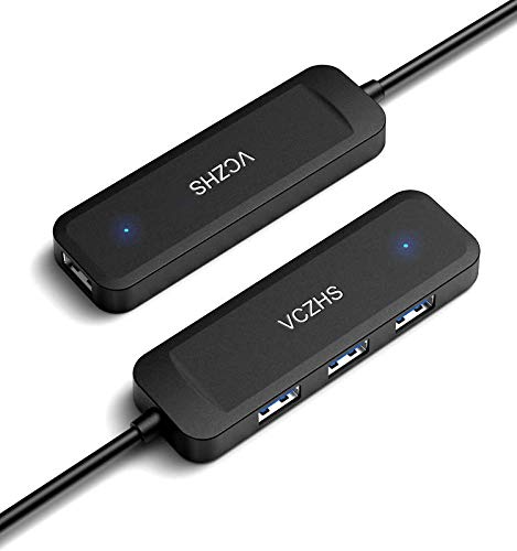 USB 3.0 Hub, VCZHS 4-Port USB 3.0 Hub, Ultra-Slim Data USB Hub for Mac and Windows, Ultrabook and Laptop Flash Drive, Mobile HDD USB Hub 3.0 - LeoForward Australia