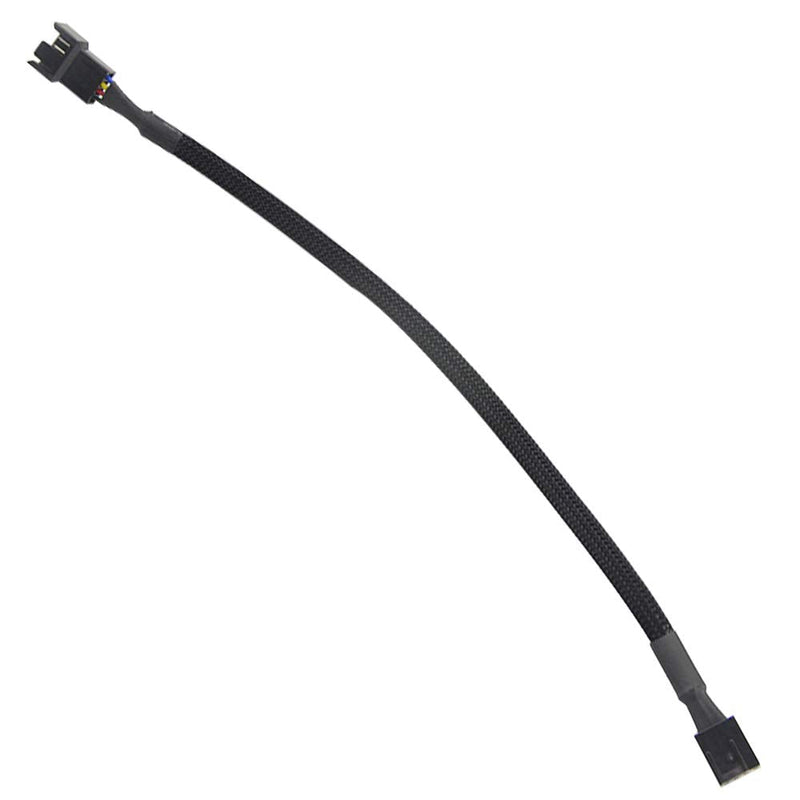  [AUSTRALIA] - WMYCONGCONG 10 PCS 10" 4 Pin Fan Extension Power Cable Computer PC Fan Power Extension Cable for PWM Fan Computer ATX Case
