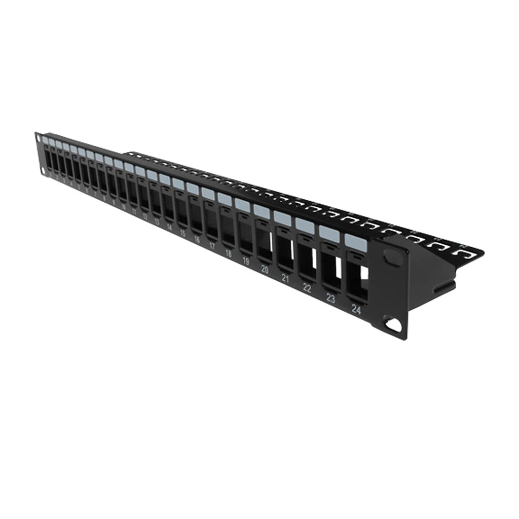  [AUSTRALIA] - Vertical Cable 24 Port Blank Patch Panel - 1U