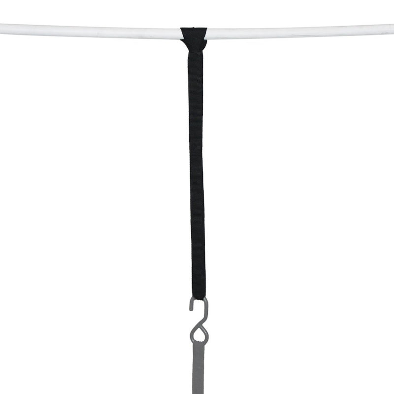  [AUSTRALIA] - Forearm Forklift Soft Loop Tie Down Straps for Towing or Hauling ATV, UTV, Motorcycle, | Max Break Strength 1,200 lb | 24"L x 1"W,Black (4 Pack) 1" W x 24" L