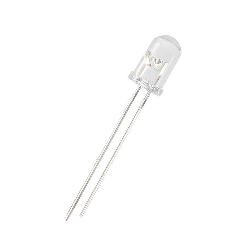  [AUSTRALIA] - uxcell 100pcs 5mm 940nm Infrared Emitter Diode DC1.2-1.3V LED IR Emitter Light Emitting Diodes Clear Round Head