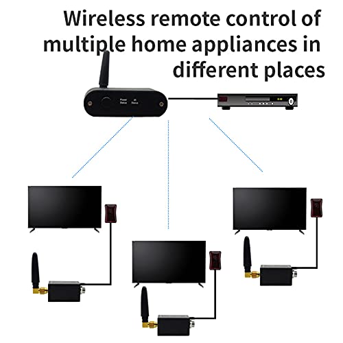  [AUSTRALIA] - SZBJ Wireless IR Repeater Kit/Remote Control Extender (Four Head Emitter) Four Head Emitter